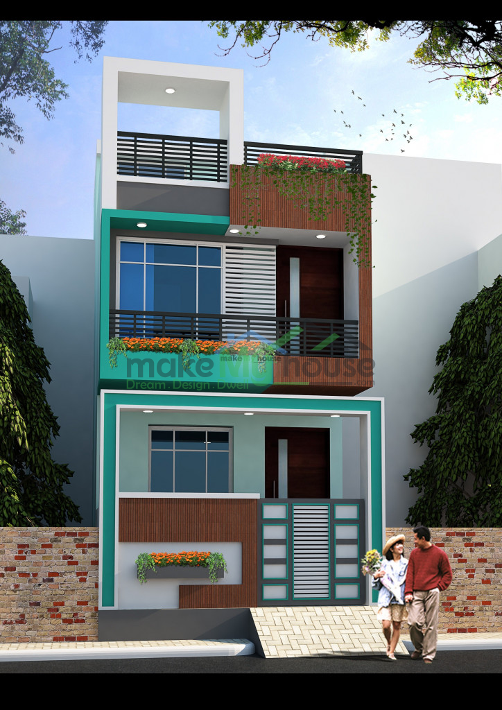 Buy 14x60 House Plan 14 By 60 Elevation Design Plot Area Naksha