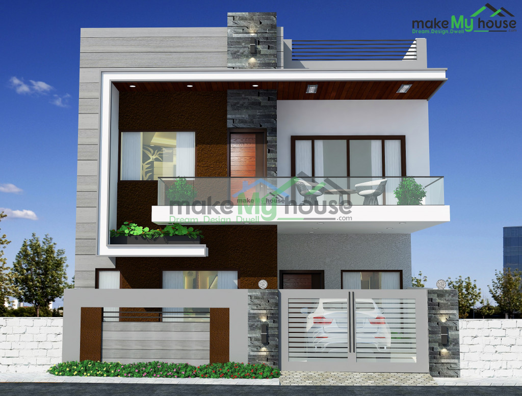 Buy 26x50 House Plan | 26 by 50 Elevation Design | Plot Area Naksha