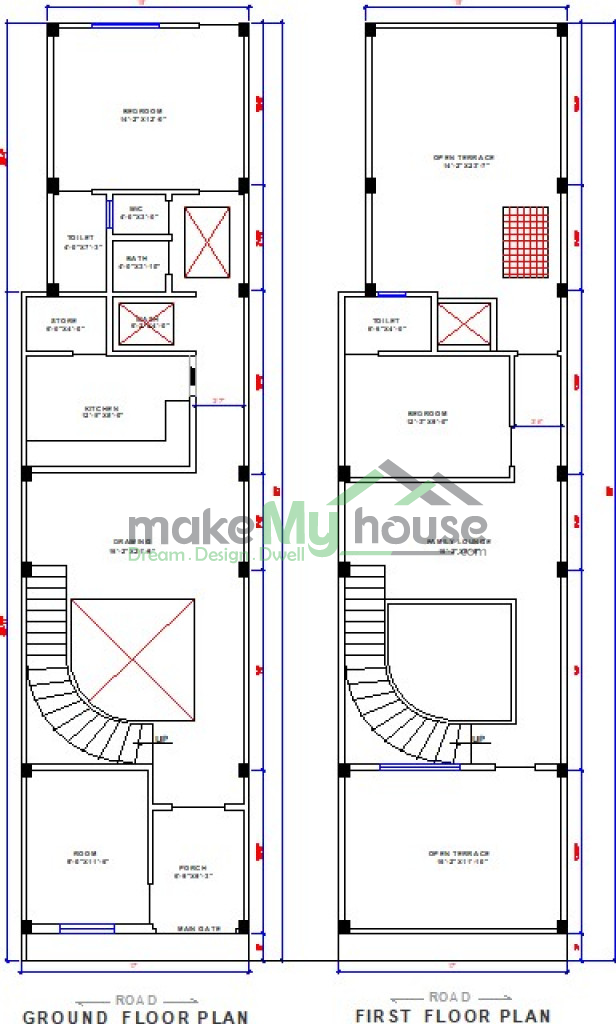 buy-17x70-house-plan-17-by-70-front-elevation-design-1190sqrft-home-naksha