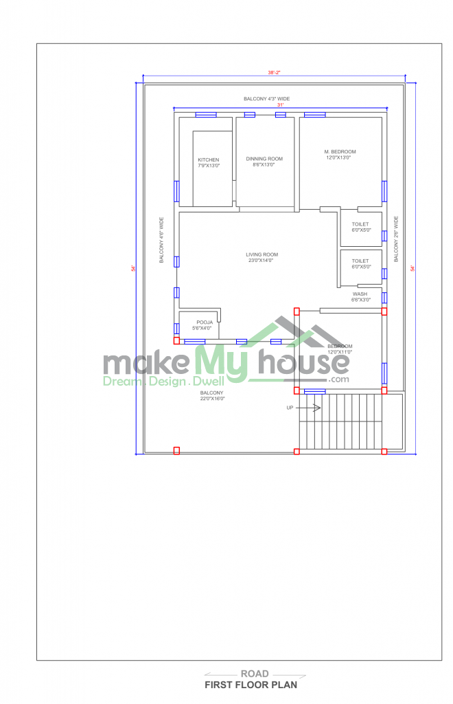 59X89 Floor Plan