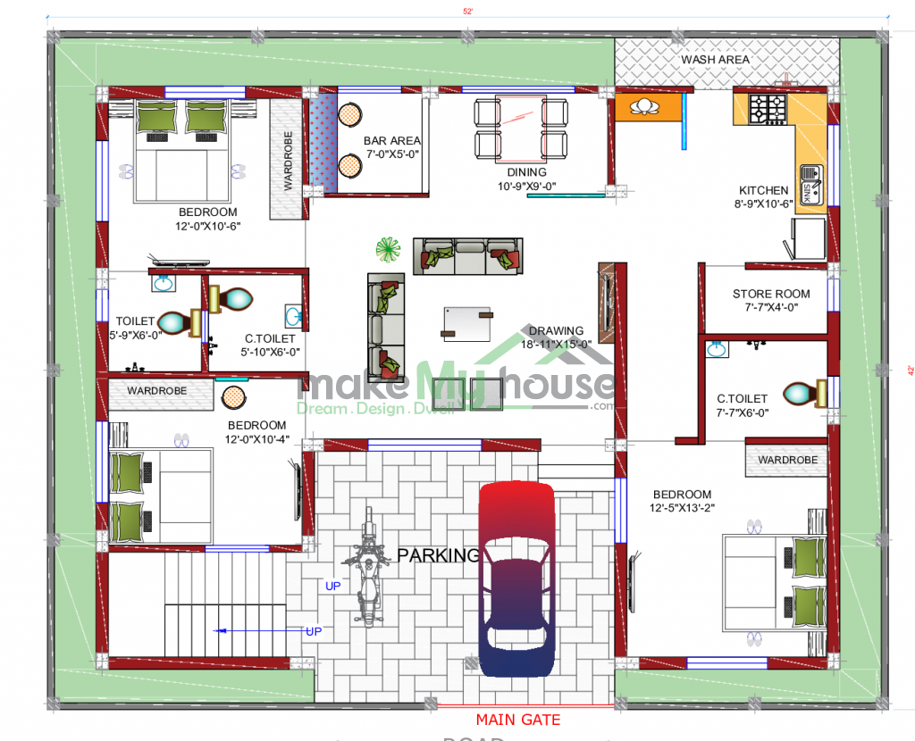 1 Storey Residential Design