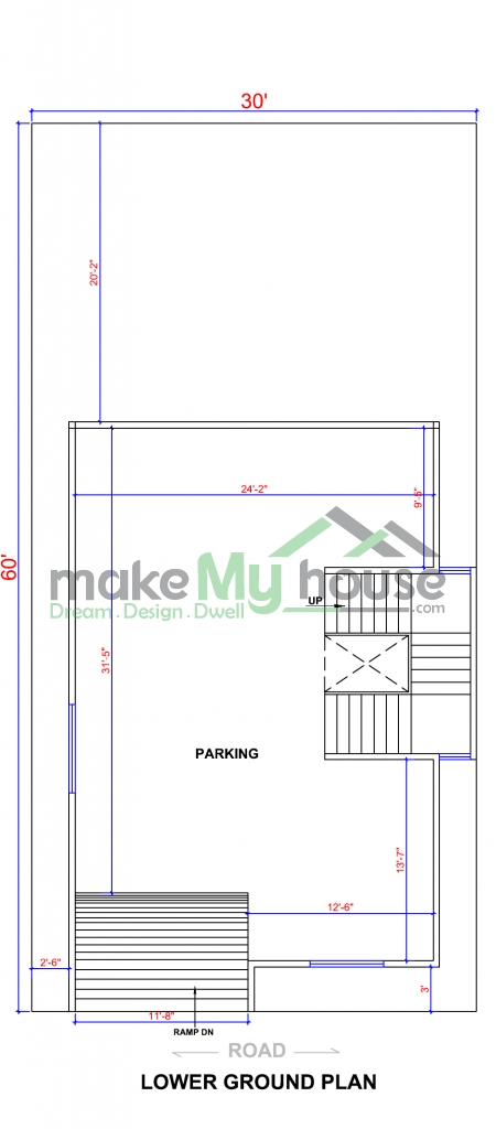 G+2 house design