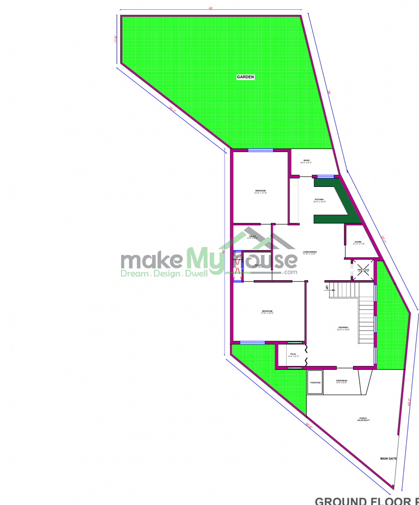 architecture drawing house plan