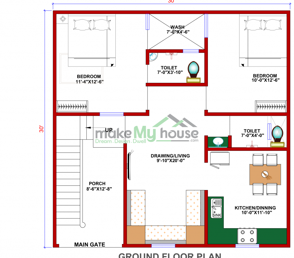 makan ka elevation design