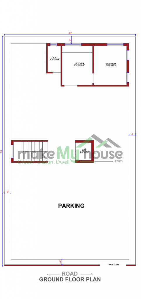 Triplex Floor plan for rental