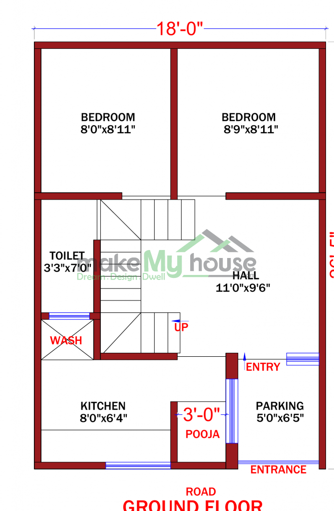 duplex floor plan