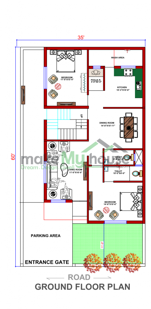 architecture drawing house plan