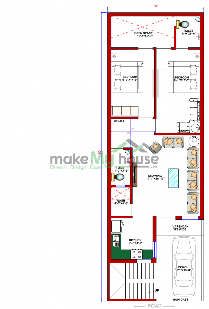 architecture drawing house plan