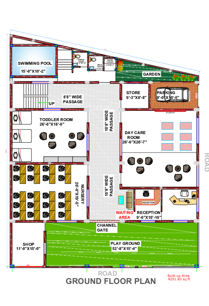 east facing floor plan 