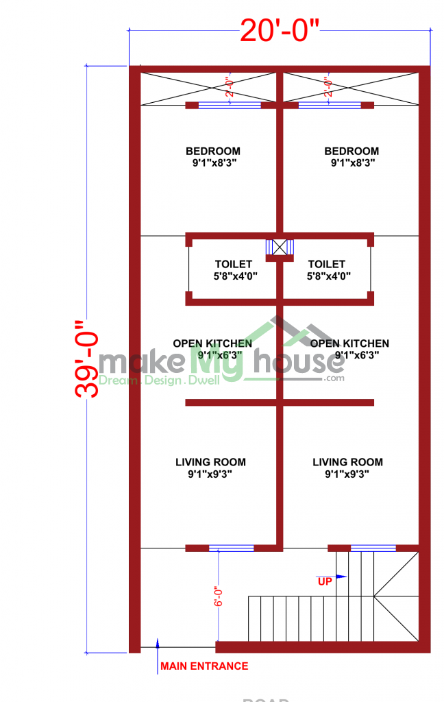 simple house floor plan