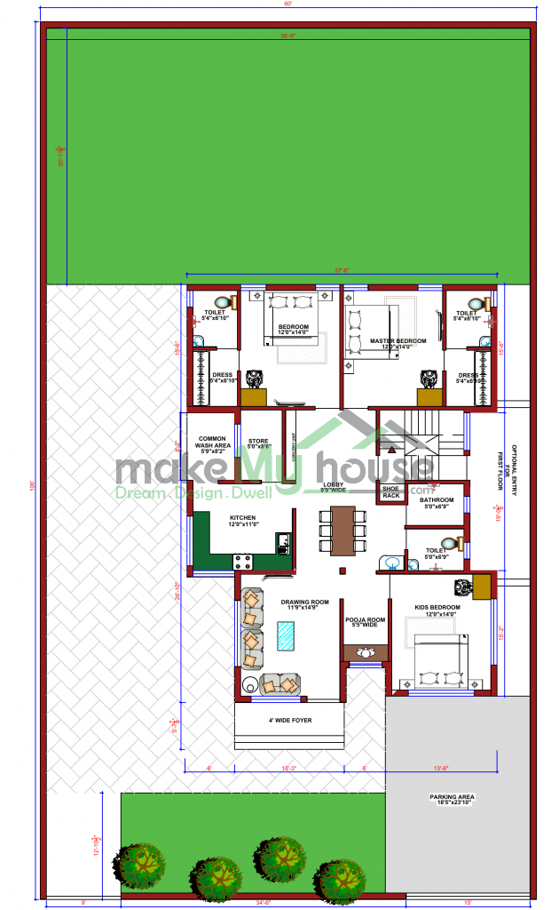 architecture drawing house plan