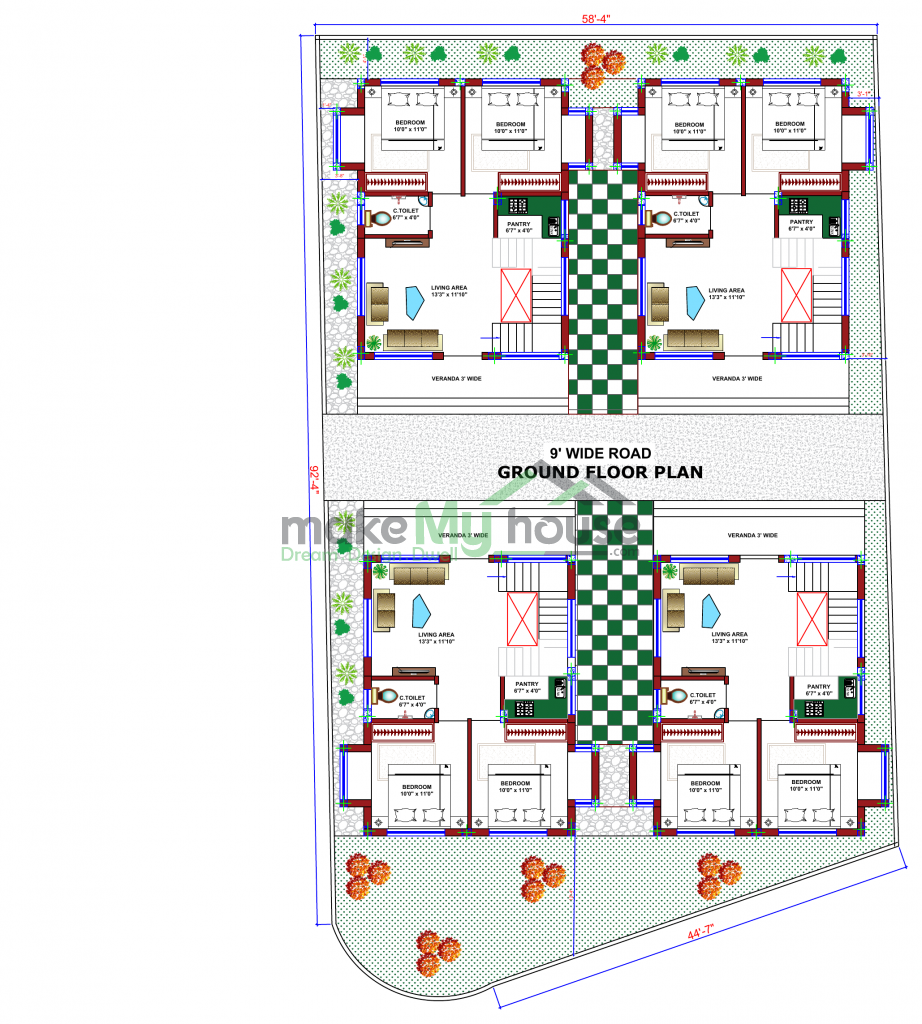 58x92 Floor Plan