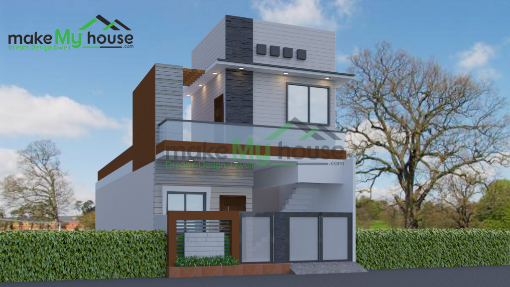 20ft x 60ft Exterior house design