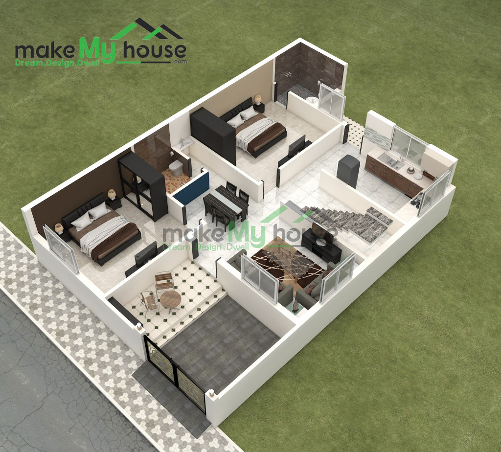 2 floor house plan