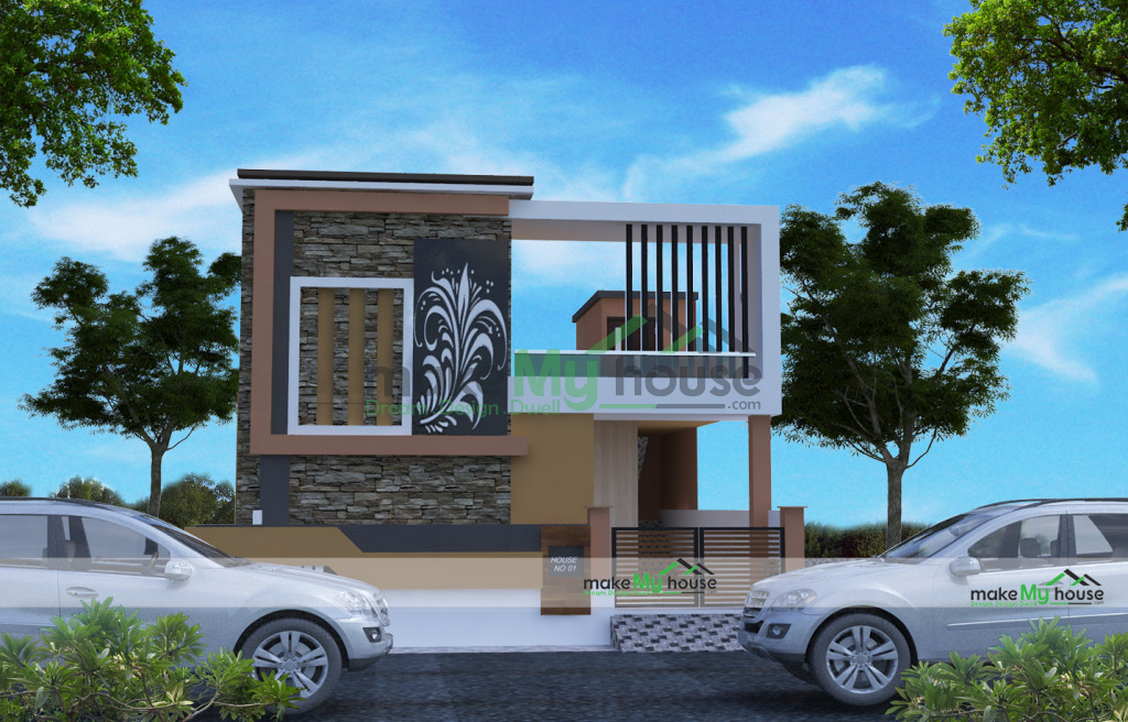 30ft x 40ft House Elevation Design