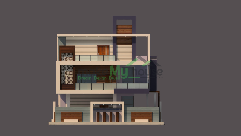 3 floor house plan