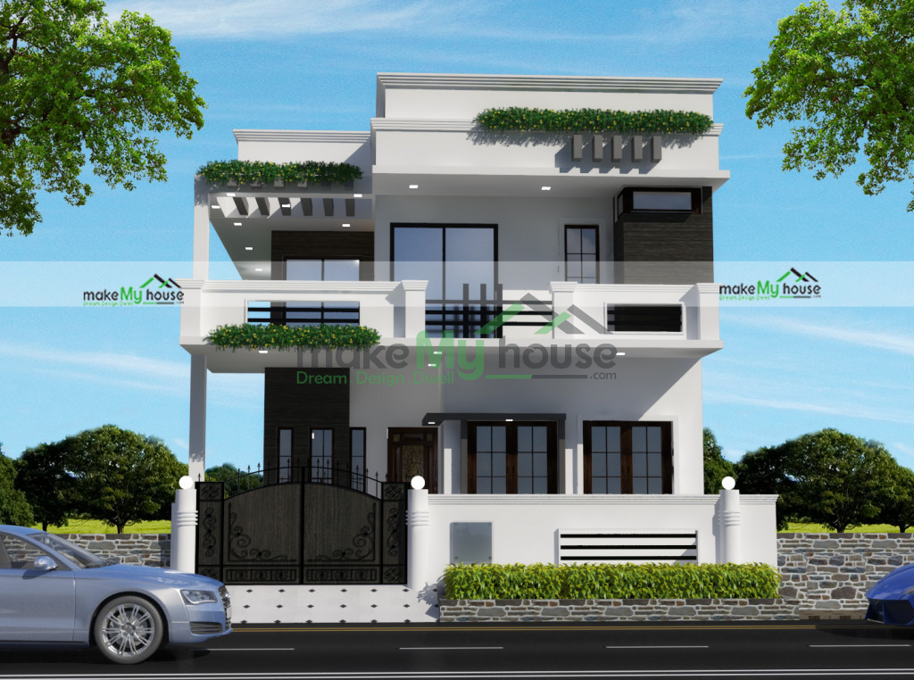 Duplex 3D House Design