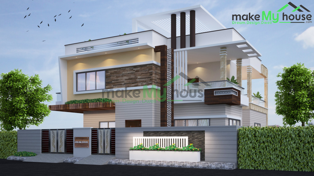 Duplex Exterior house design