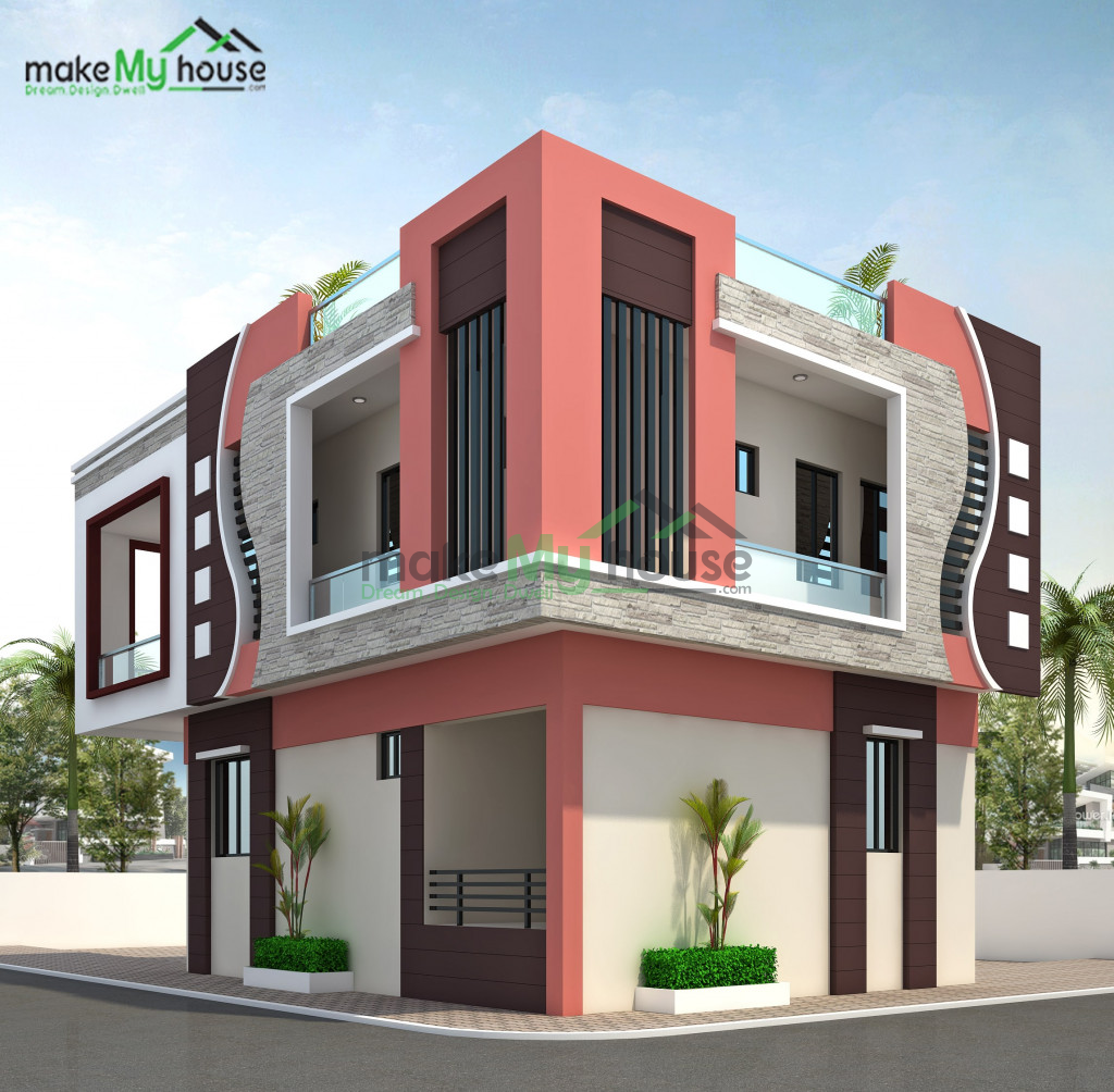 1200Sqft Exterior house design