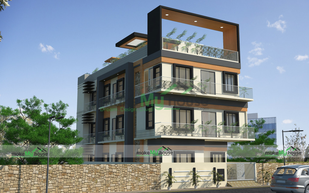 30ft x 60ft Exterior house design