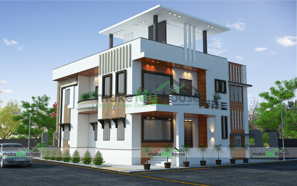 Duplex House Elevation Design