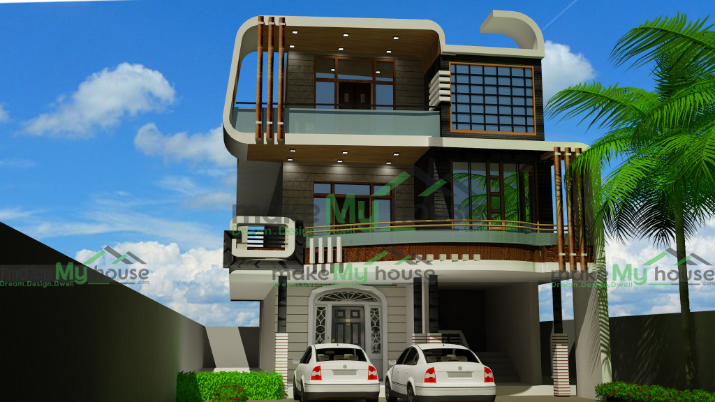 28ft x 50ft Exterior house design