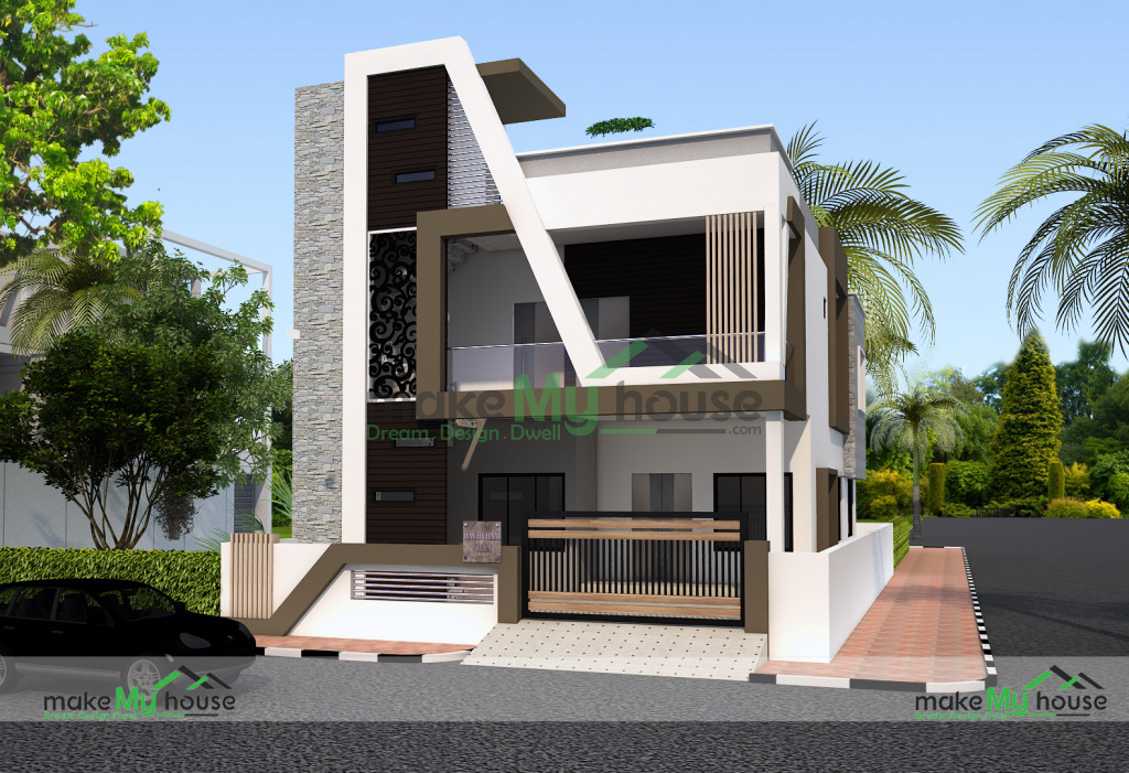 Duplex Exterior house design