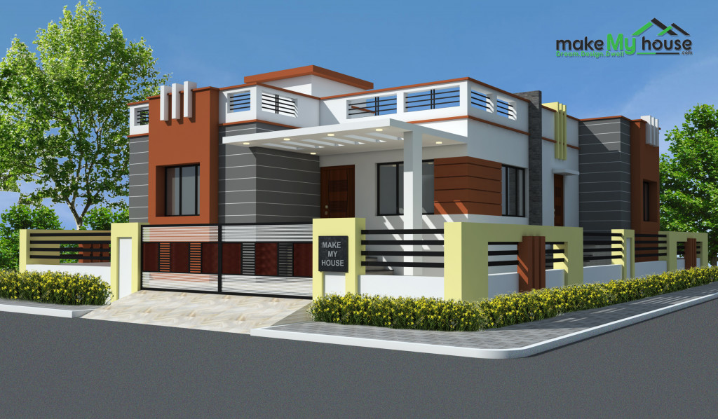 31ft x 46ft House Elevation Design