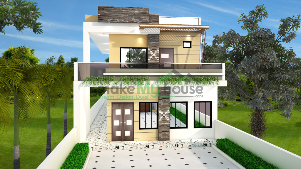 Duplex House Elevation Design