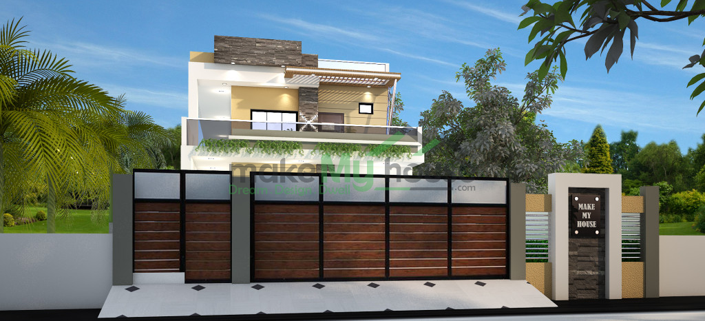 house front side design