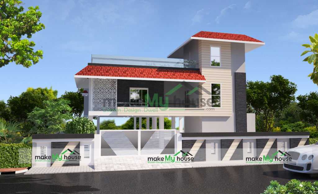 double storey house plan