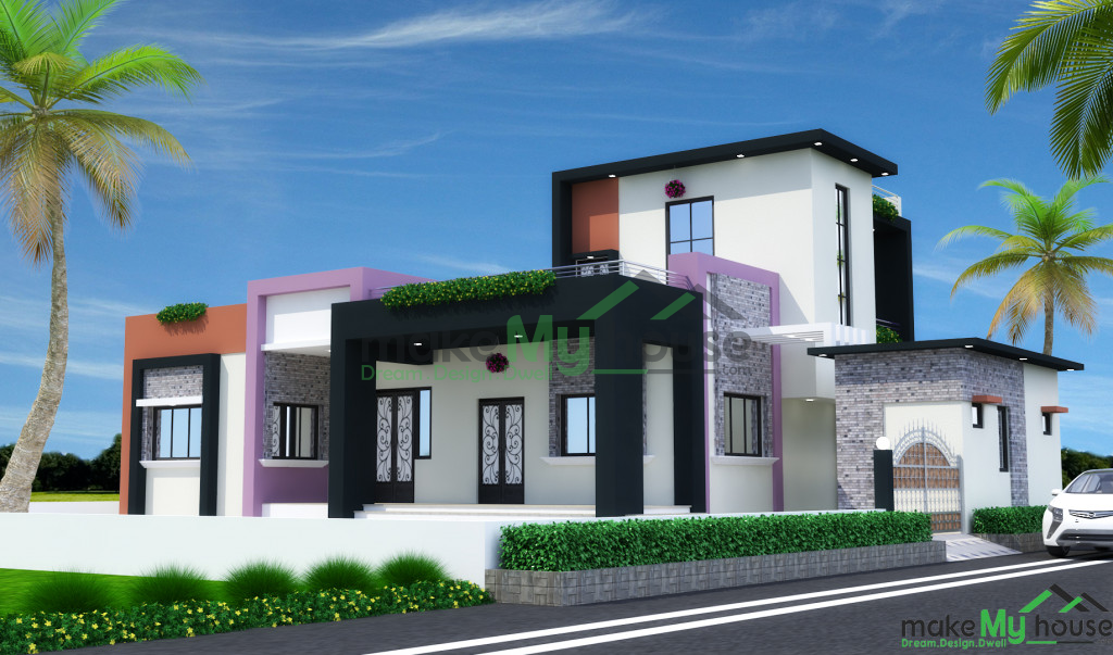 4875Sqft Exterior house design