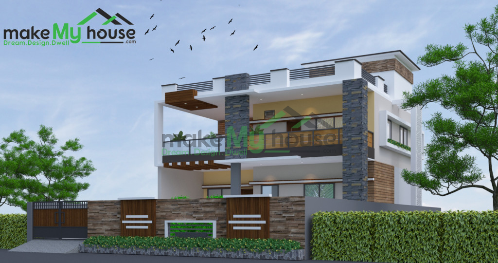 2800Sqft Exterior Elevation Design