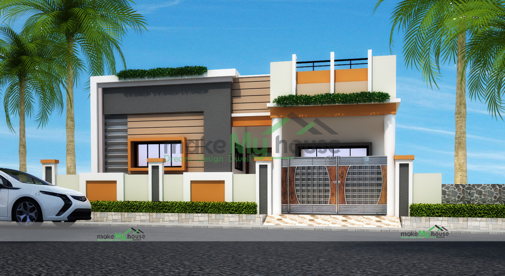 31ft x 40ft Exterior Elevation Design