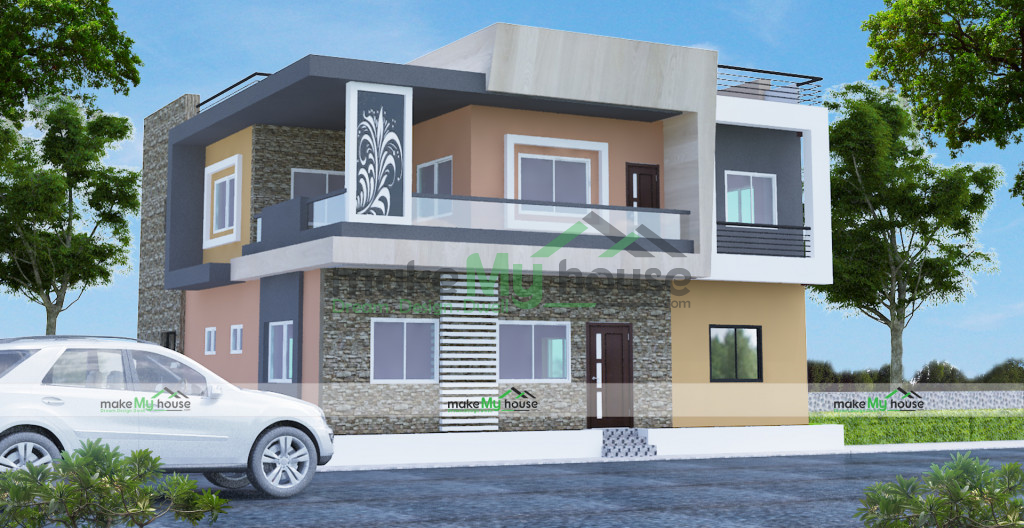 3500Sqft Exterior house design