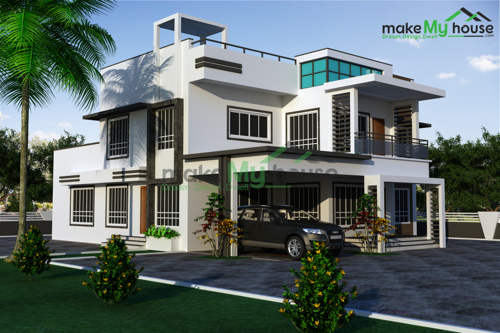 45ft x 60ft Exterior house design