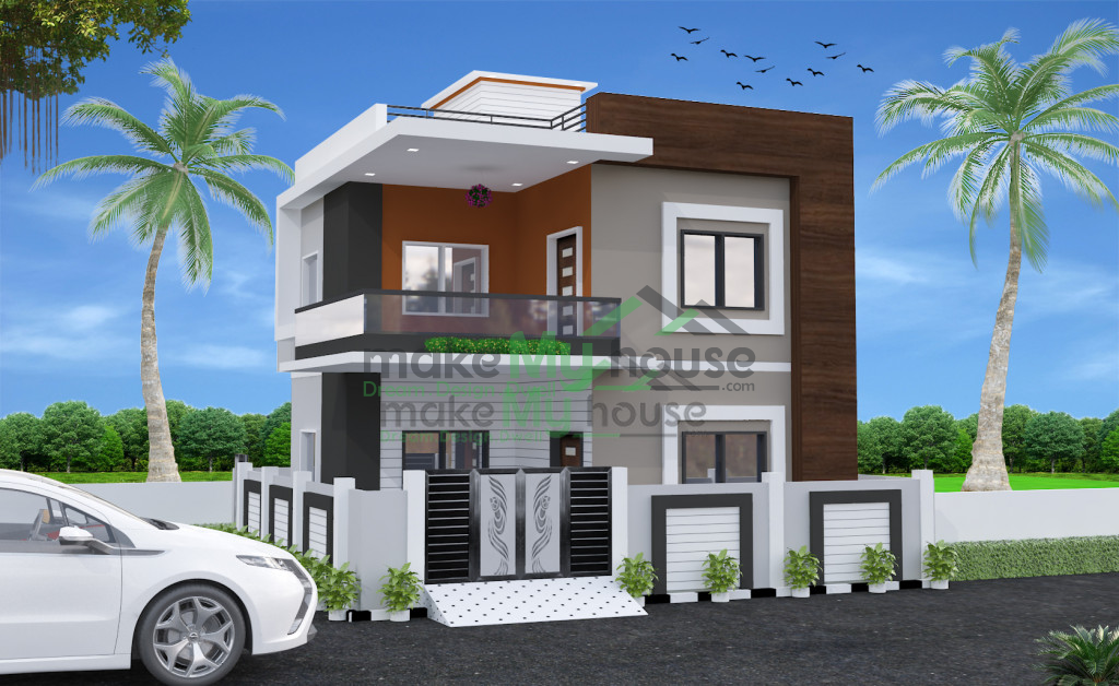 33ft x 33ft Exterior house design