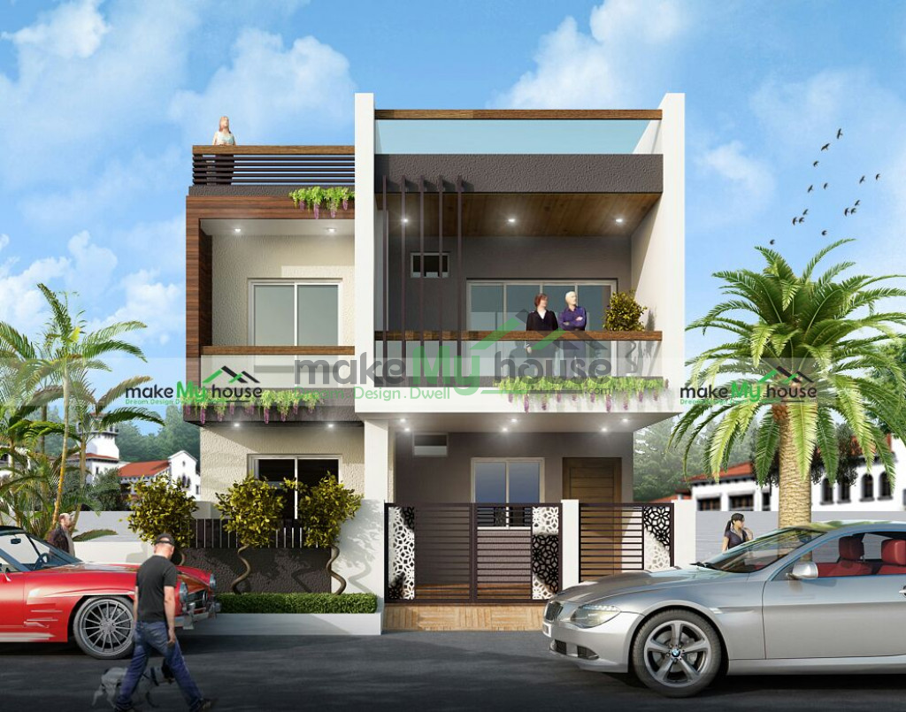 Duplex House Elevation Design