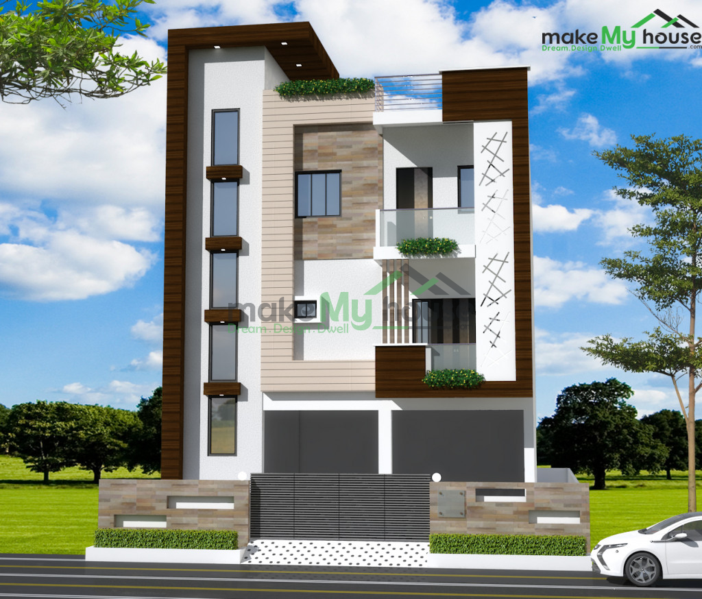 38ft x 60ft Exterior house design