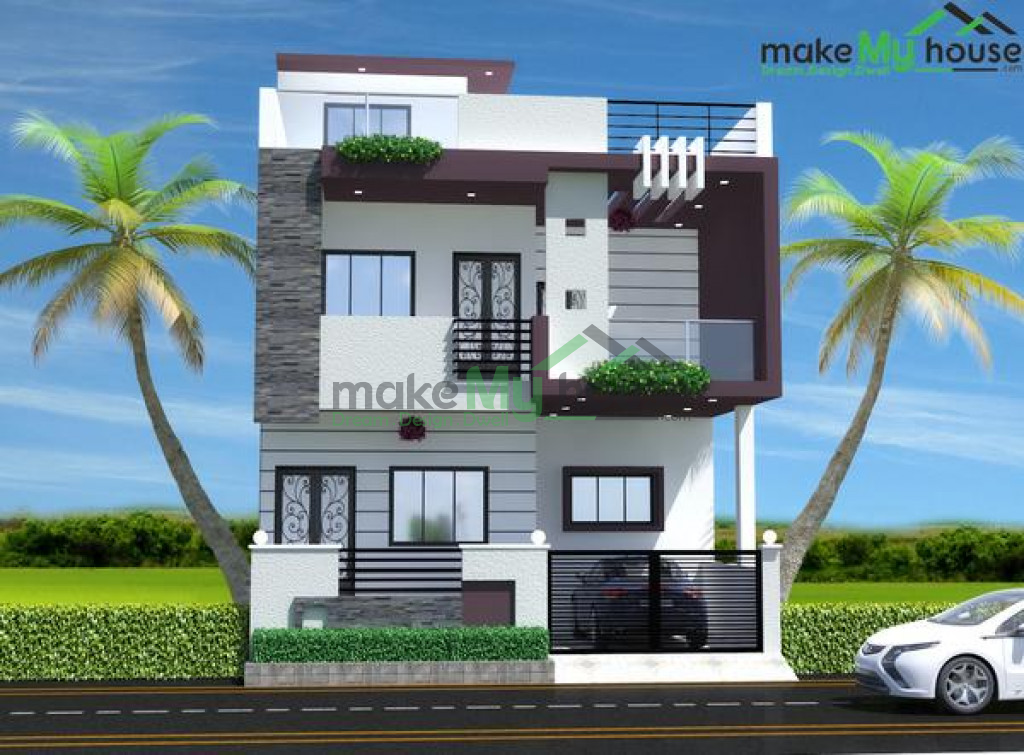 25ft x 40ft Exterior Elevation Design