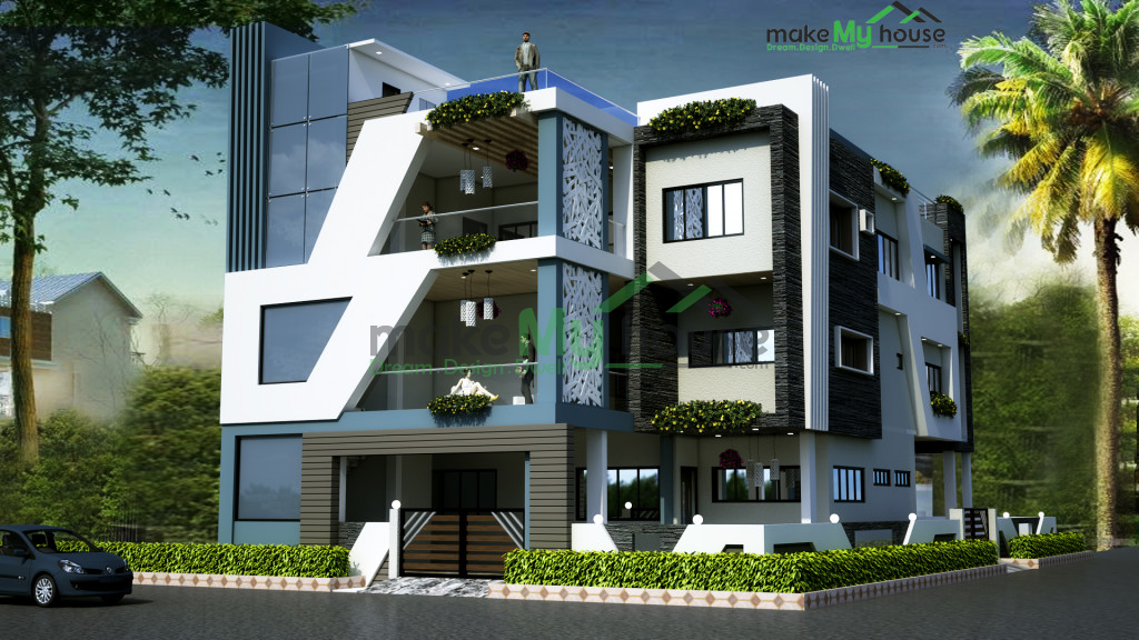 Triplex Floor Plan Architect in  Mr. JATINDRA MISHRA