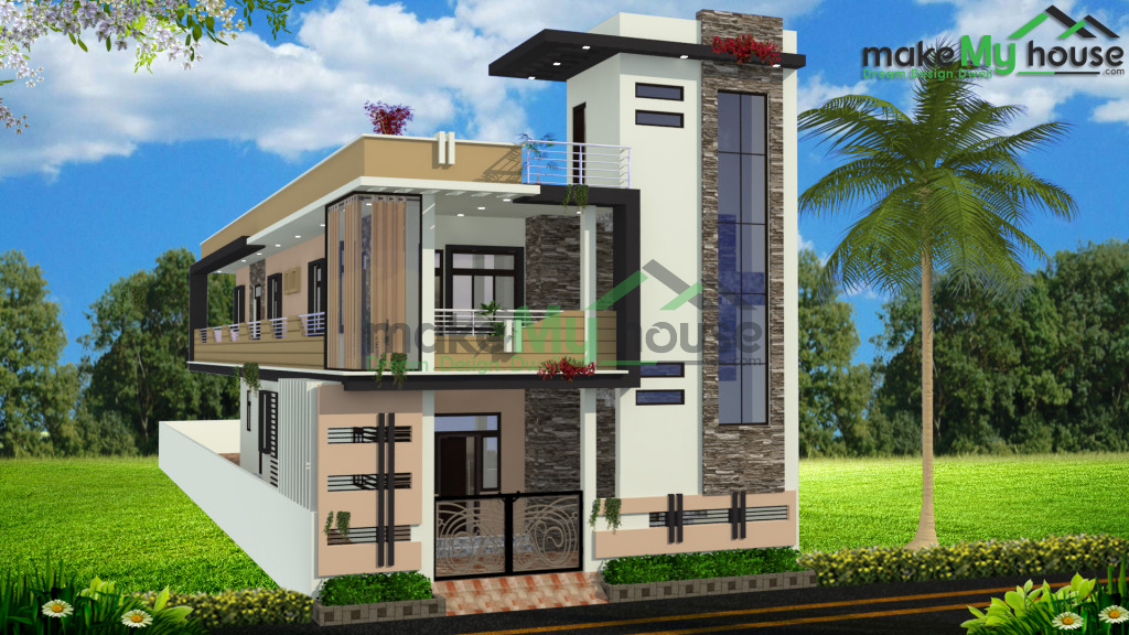 35ft x 40ft Exterior Elevation Design