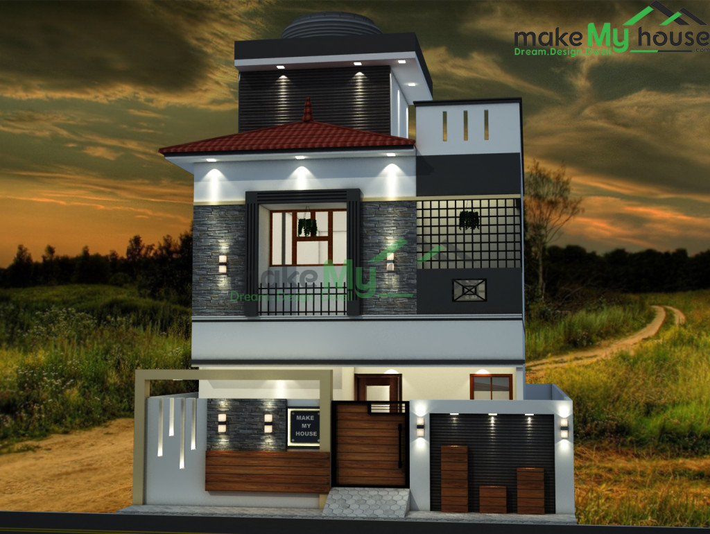 2 floor house exterior 