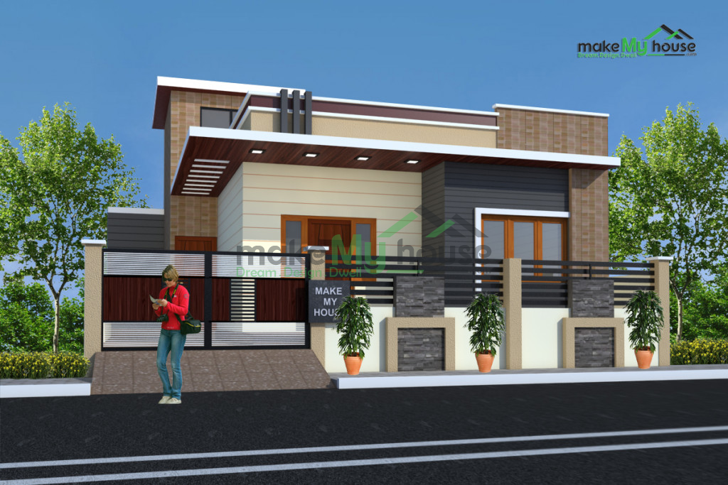 2000Sqft 3D House Design