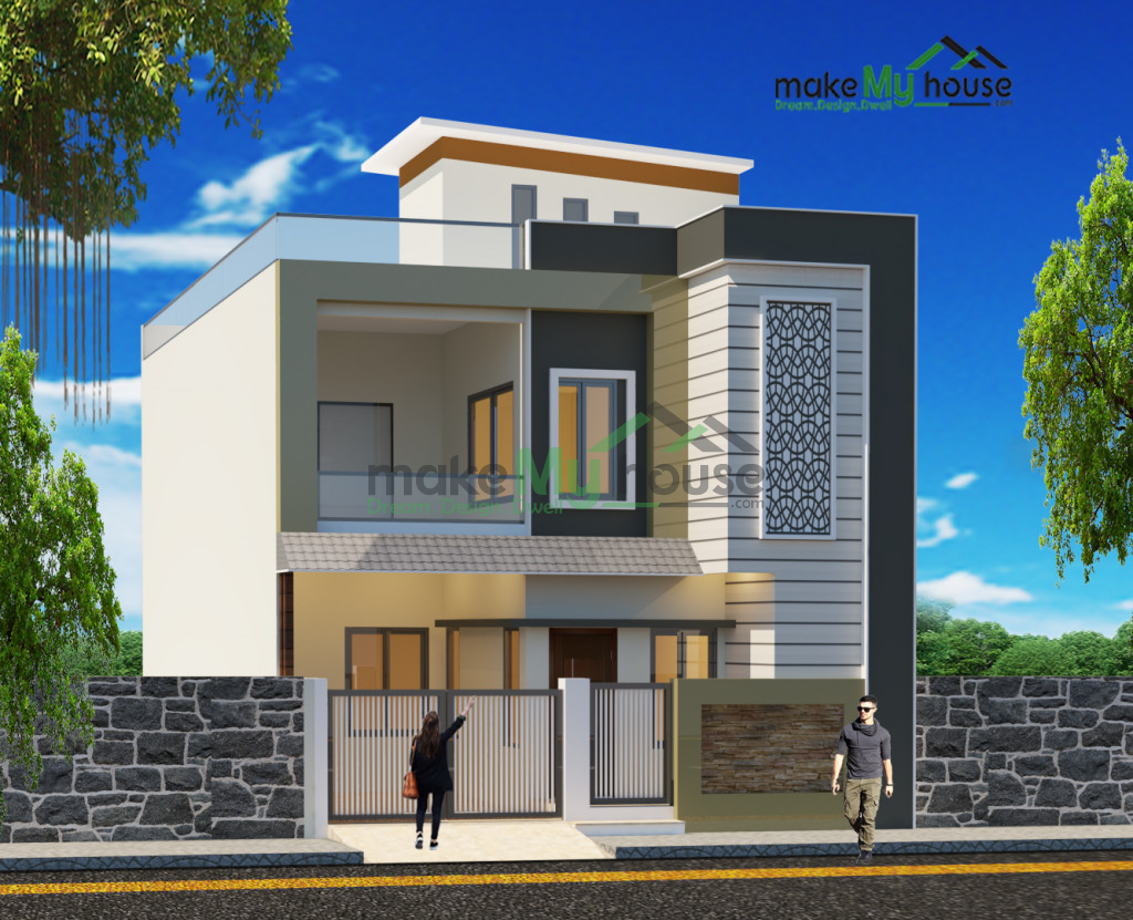 16ft x 65ft 3D House Design