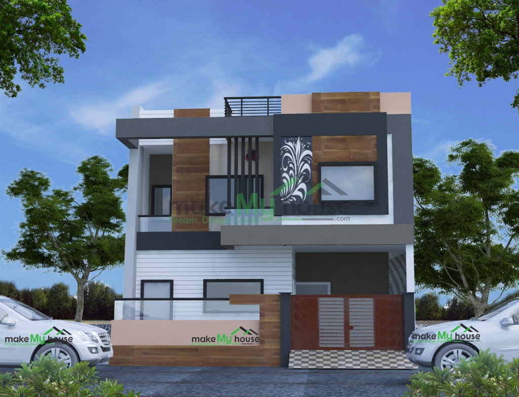 Duplex House Elevation Design