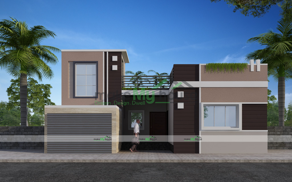 Duplex 3D House Design