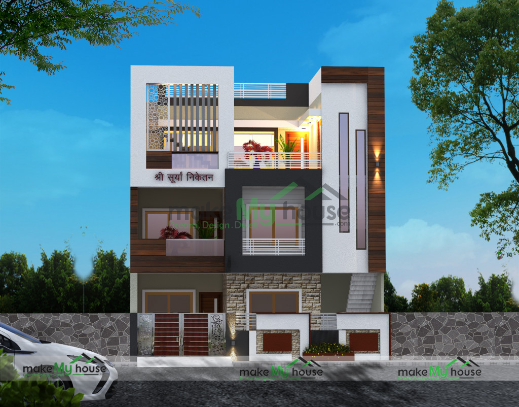 30ft x 65ft Exterior house design