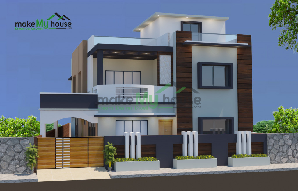 28ft x 46ft 3D House Design