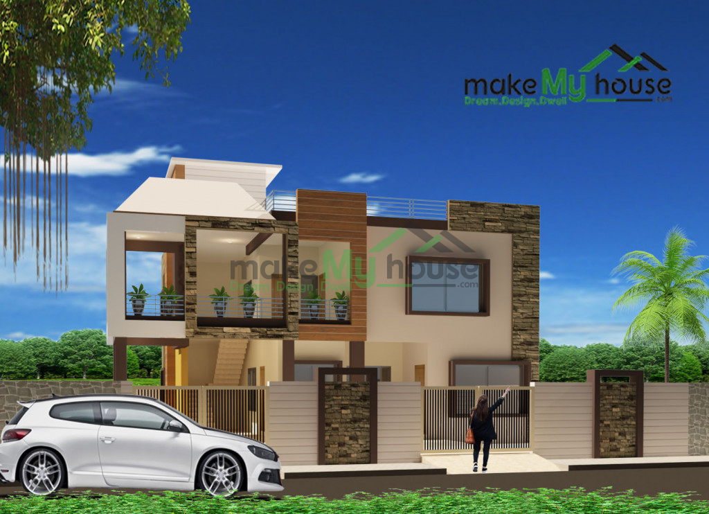 Duplex 3D House Design